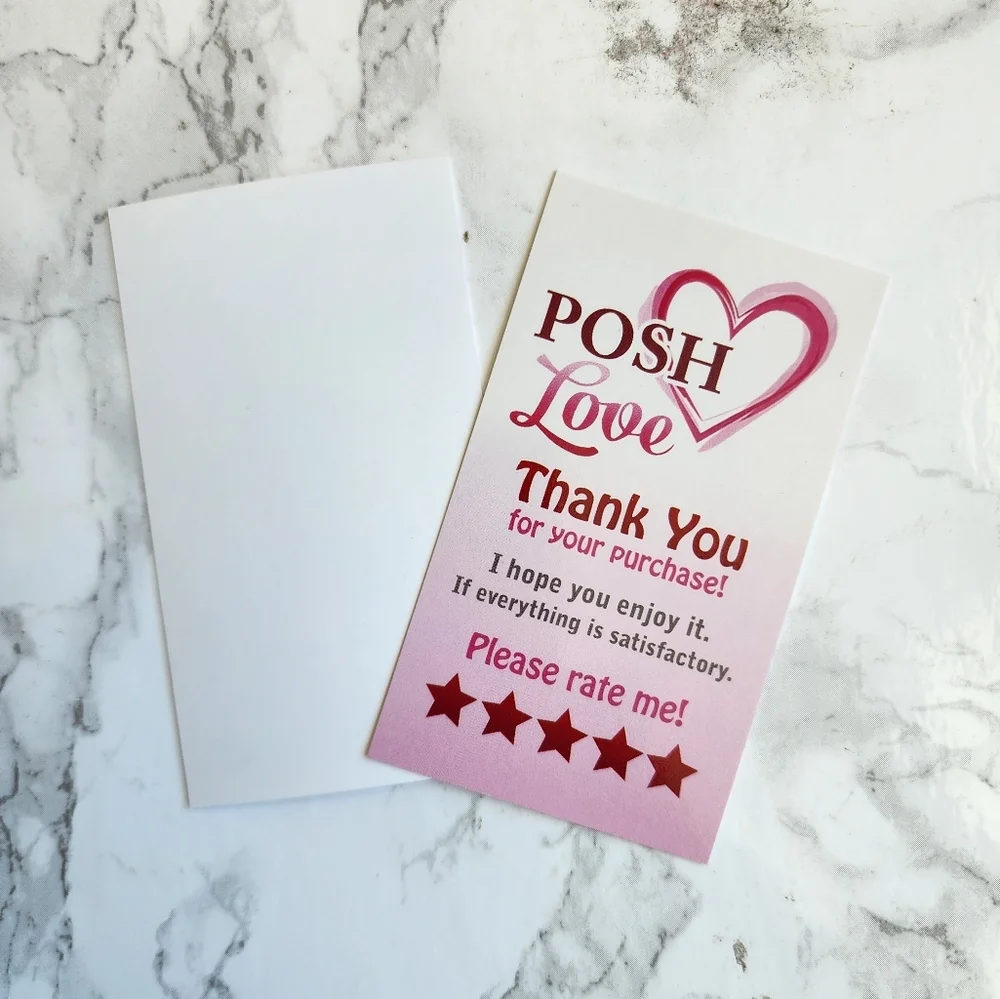 100 Thank You Cards insert business card - Picture 16 of 16